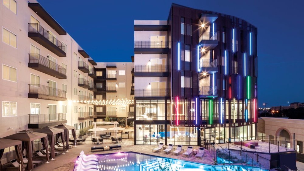 Building with a pool